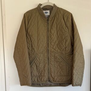 Old Navy Women’s Quilted Jacket - Khaki